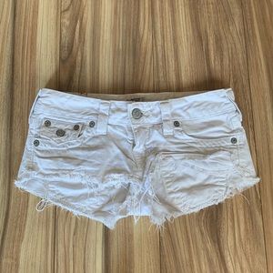 True religion Joe cut off shorts